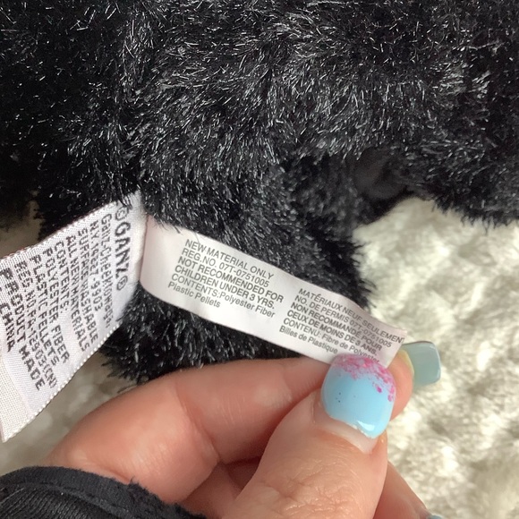 GANZ Webkinz HM135 Plush Black Cat Stuffed Animal Toy No Code - Picture 8 of 10